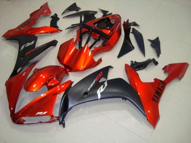 2004-2006 Red Matte Black Yamaha YZF R1 Motorbike Fairings for Sale