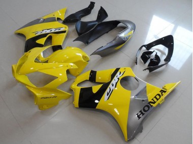 2004-2007 Yellow Grey Honda CBR600 F4i Motorbike Fairing Kits for Sale