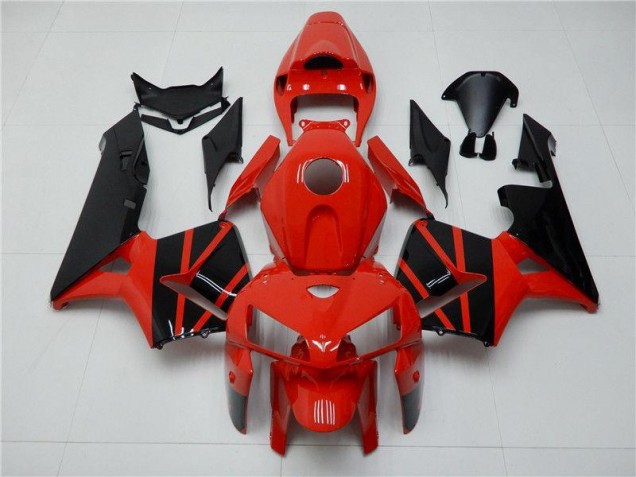 2005-2006 Red Black Honda CBR600RR Motorcycle Fairings Kits for Sale 2005-2006 Red Black Honda CBR600RR Motorcycle Fairings Kits for Sale
