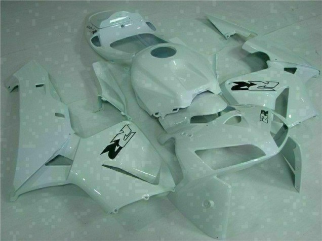 2005-2006 White Honda CBR600RR Replacement Motorcycle Fairings for Sale