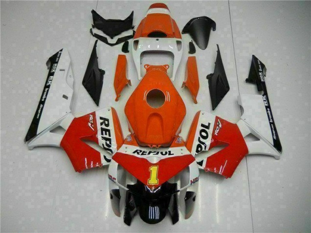 2005-2006 Orange Repsol Honda CBR600RR Bike Fairing Kit for Sale 2005-2006 Orange Repsol Honda CBR600RR Bike Fairing Kit for Sale