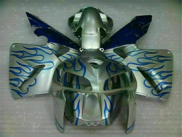 2005-2006 White Blue Flame Honda CBR600RR Motorcycle Fairing Kit for Sale 2005-2006 White Blue Flame Honda CBR600RR Motorcycle Fairing Kit for Sale
