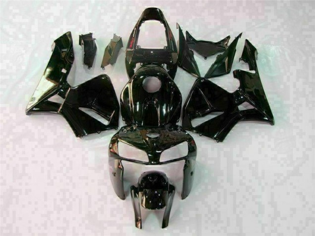2005-2006 Glossy Black Honda CBR600RR Bike Fairing for Sale 2005-2006 Glossy Black Honda CBR600RR Bike Fairing for Sale