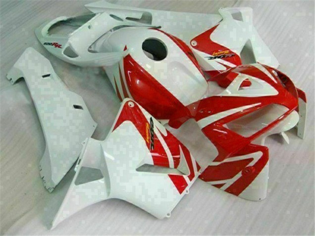 2005-2006 Red White Honda CBR600RR Motor Fairings for Sale