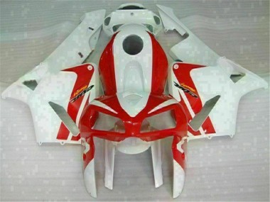 2005-2006 Red White Honda CBR600RR Motor Fairings for Sale