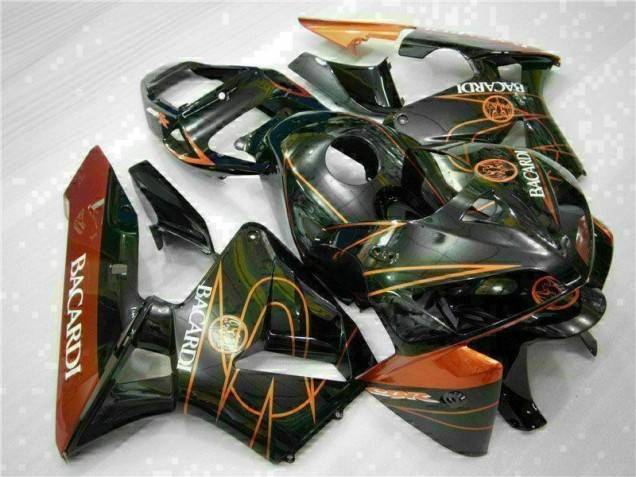 2005-2006 Black Orange BACARDI Honda CBR600RR Motorcycle Fairing for Sale 2005-2006 Black Orange BACARDI Honda CBR600RR Motorcycle Fairing for Sale
