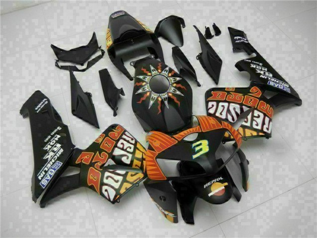 2005-2006 Black Honda CBR600RR Motorbike Fairing for Sale 2005-2006 Black Honda CBR600RR Motorbike Fairing for Sale