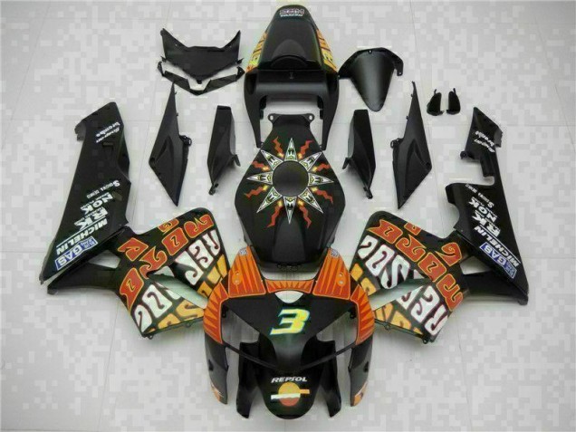 2005-2006 Black Honda CBR600RR Motorbike Fairing for Sale 2005-2006 Black Honda CBR600RR Motorbike Fairing for Sale