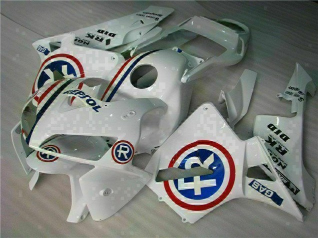 2005-2006 White Honda CBR600RR Bike Fairings for Sale