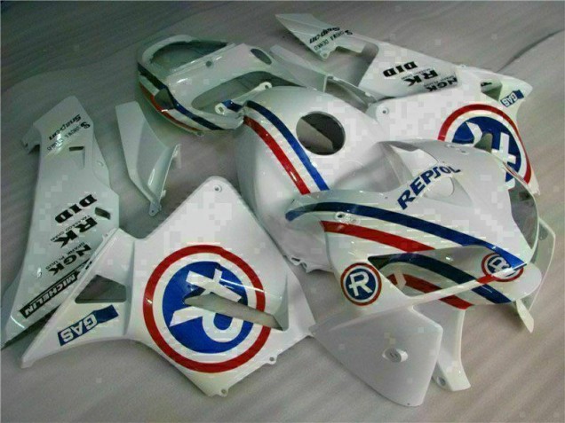 2005-2006 White Honda CBR600RR Bike Fairings for Sale