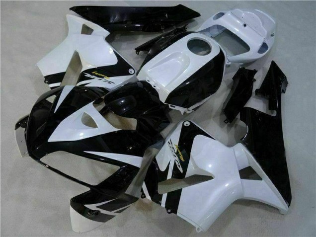 2005-2006 White Black Honda CBR600RR Motorbike Fairing for Sale