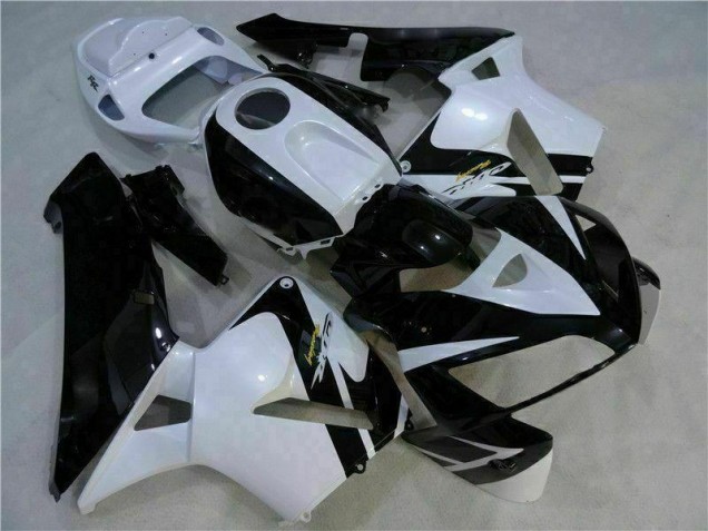 2005-2006 White Black Honda CBR600RR Motorbike Fairing for Sale