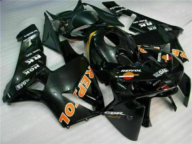 2005-2006 Black Repsol Honda CBR600RR Motorcylce Fairings for Sale 2005-2006 Black Repsol Honda CBR600RR Motorcylce Fairings for Sale