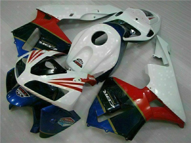 2005-2006 White Honda CBR600RR Motorcycle Fairings for Sale 2005-2006 White Honda CBR600RR Motorcycle Fairings for Sale