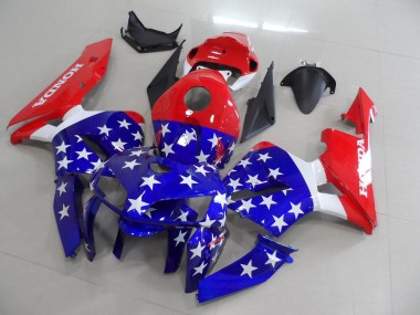 2005-2006 America Flag Honda CBR600RR Motorcycle Fairings for Sale