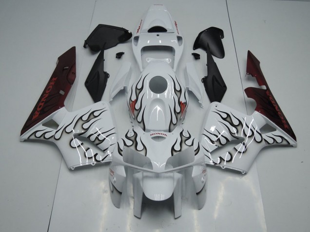 2005-2006 Black Flame Honda CBR600RR Motorbike Fairing for Sale 2005-2006 Black Flame Honda CBR600RR Motorbike Fairing for Sale