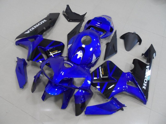 2005-2006 Blue Black Honda CBR600RR Replacement Motorcycle Fairings for Sale 2005-2006 Blue Black Honda CBR600RR Replacement Motorcycle Fairings for Sale