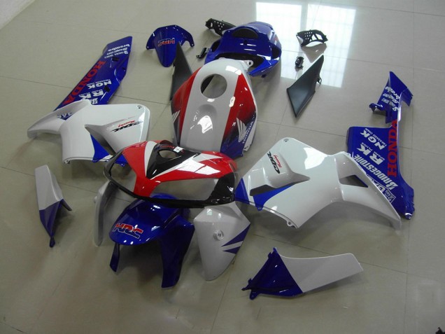 2005-2006 White Blue Red HRC Honda CBR600RR Motorcycle Fairing for Sale 2005-2006 White Blue Red HRC Honda CBR600RR Motorcycle Fairing for Sale