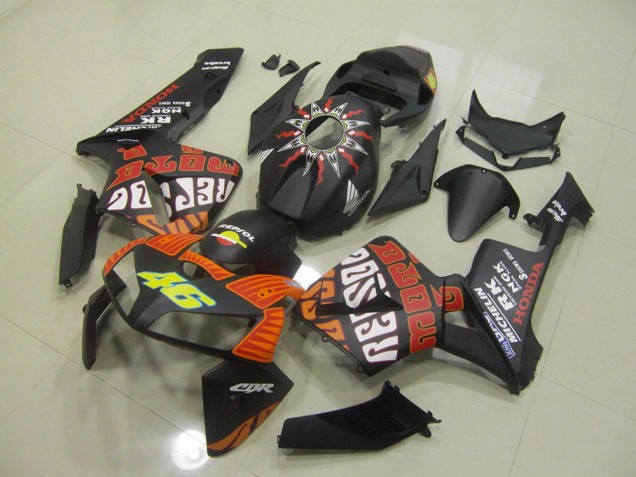 2005-2006 Matte Black Rossi Honda CBR600RR Motorbike Fairing for Sale