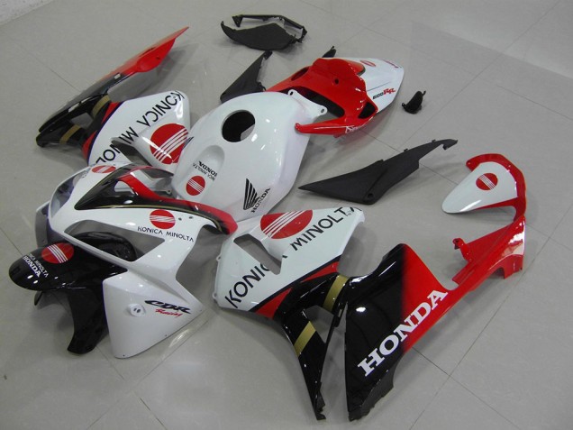 2005-2006 Red Konica Honda CBR600RR Motorbike Fairing Kits for Sale 2005-2006 Red Konica Honda CBR600RR Motorbike Fairing Kits for Sale