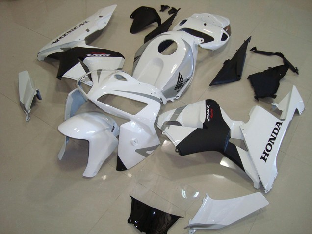 2005-2006 Pearl White Matte Black Honda CBR600RR Motorcycle Fairing for Sale 2005-2006 Pearl White Matte Black Honda CBR600RR Motorcycle Fairing for Sale