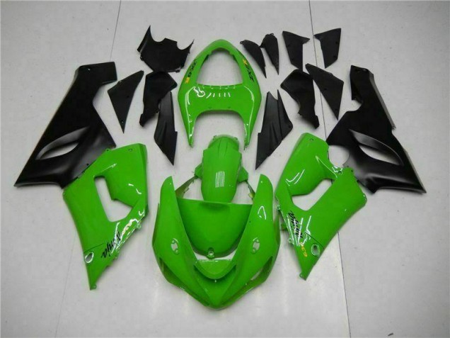2005-2006 Green Kawasaki ZX6R Motorbike Fairing for Sale 2005-2006 Green Kawasaki ZX6R Motorbike Fairing for Sale