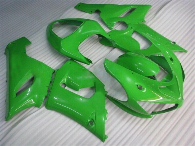 2005-2006 Green Kawasaki ZX6R Replacement Fairings for Sale 2005-2006 Green Kawasaki ZX6R Replacement Fairings for Sale