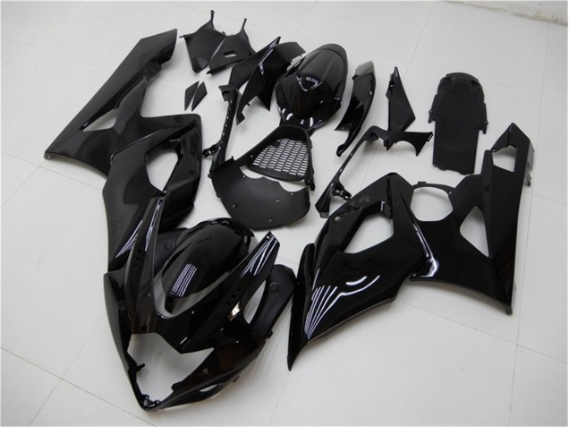 2005-2006 Glossy Black Suzuki GSXR 1000 Bike Fairings for Sale