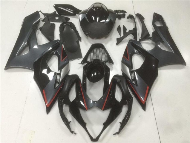 2005-2006 Black Grey Suzuki GSXR 1000 Moto Fairings for Sale 2005-2006 Black Grey Suzuki GSXR 1000 Moto Fairings for Sale