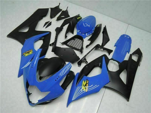 2005-2006 Blue Black Suzuki GSXR 1000 Motorcycle Fairing Kit for Sale