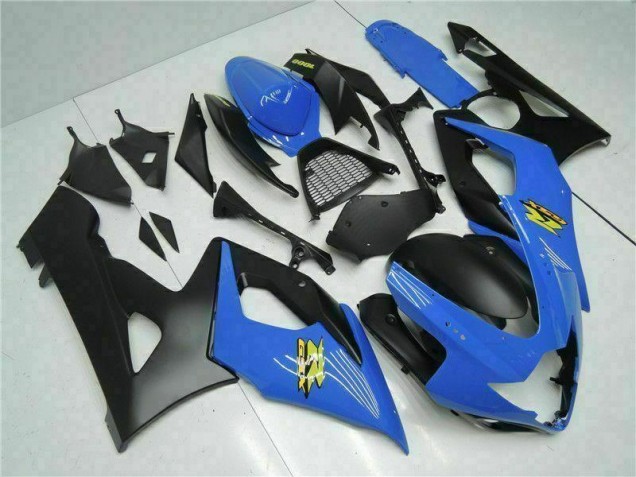 2005-2006 Blue Black Suzuki GSXR 1000 Motorcycle Fairing Kit for Sale