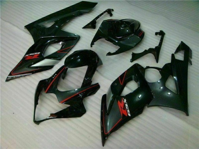 2005-2006 Black Suzuki GSXR 1000 Replacement Fairings for Sale 2005-2006 Black Suzuki GSXR 1000 Replacement Fairings for Sale