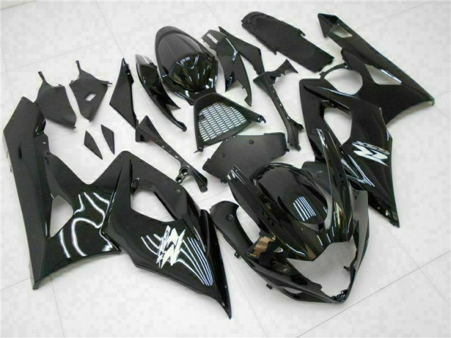 2005-2006 Glossy Black Suzuki GSXR 1000 Motor Fairings for Sale 2005-2006 Glossy Black Suzuki GSXR 1000 Motor Fairings for Sale