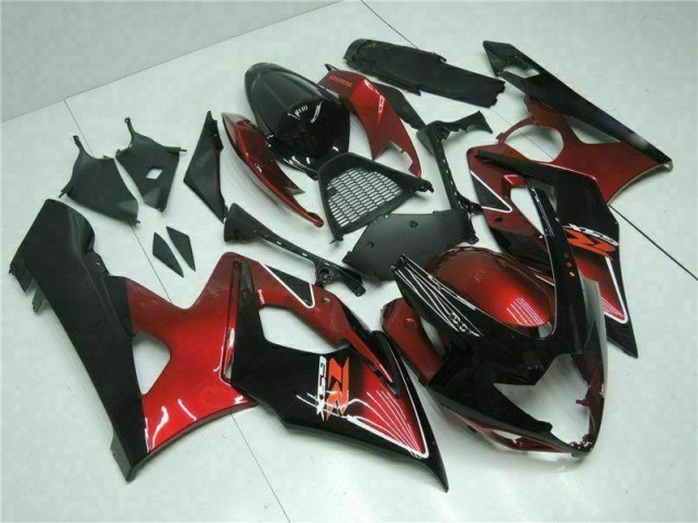 2005-2006 Red Black Suzuki GSXR 1000 Motorcycle Fairings & Bodywork for Sale 2005-2006 Red Black Suzuki GSXR 1000 Motorcycle Fairings & Bodywork for Sale