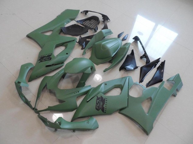 2005-2006 Matte Army Green Suzuki GSXR 1000 Motorcyle Fairings for Sale 2005-2006 Matte Army Green Suzuki GSXR 1000 Motorcyle Fairings for Sale