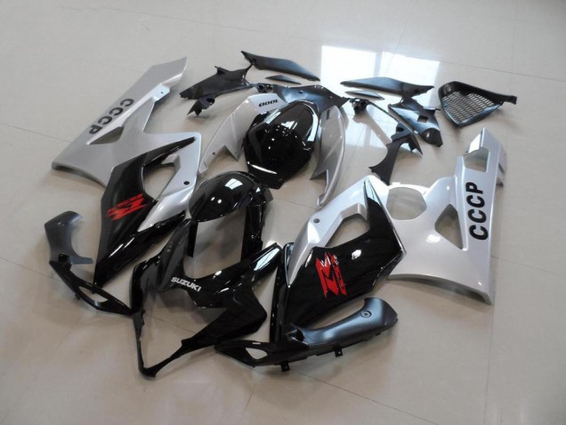 2005-2006 Silver Black Suzuki GSXR 1000 Moto Fairings for Sale 2005-2006 Silver Black Suzuki GSXR 1000 Moto Fairings for Sale