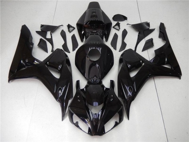 2006-2007 Glossy Black Honda CBR1000RR Motor Bike Fairings for Sale 2006-2007 Glossy Black Honda CBR1000RR Motor Bike Fairings for Sale