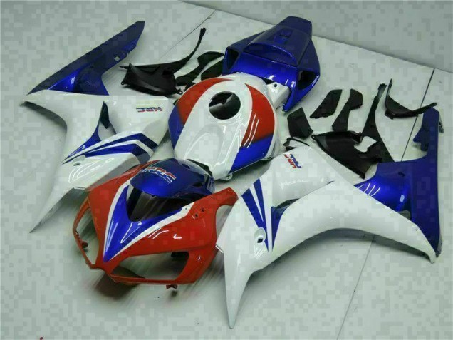 2006-2007 Blue White Honda CBR1000RR Motorbike Fairing Kits for Sale 2006-2007 Blue White Honda CBR1000RR Motorbike Fairing Kits for Sale