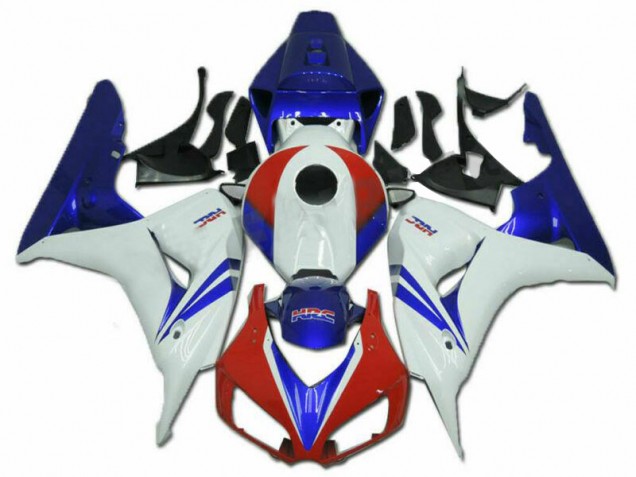 2006-2007 Blue White Honda CBR1000RR Motorbike Fairing Kits for Sale 2006-2007 Blue White Honda CBR1000RR Motorbike Fairing Kits for Sale