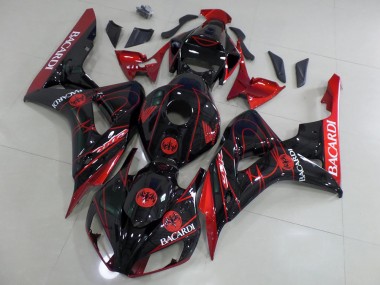 2006-2007 Black Bacardi Honda CBR1000RR Motorbike Fairing for Sale