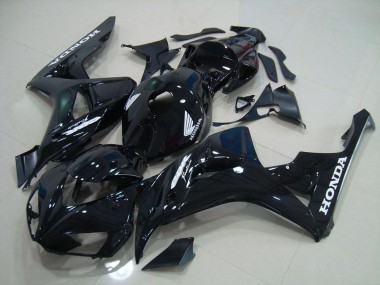 2006-2007 Black Silver Decals Honda CBR1000RR Motorcycle Fairing Kit for Sale