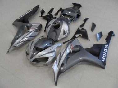 2006-2007 Grey Silver and Matte Black Honda CBR1000RR Motor Fairings for Sale