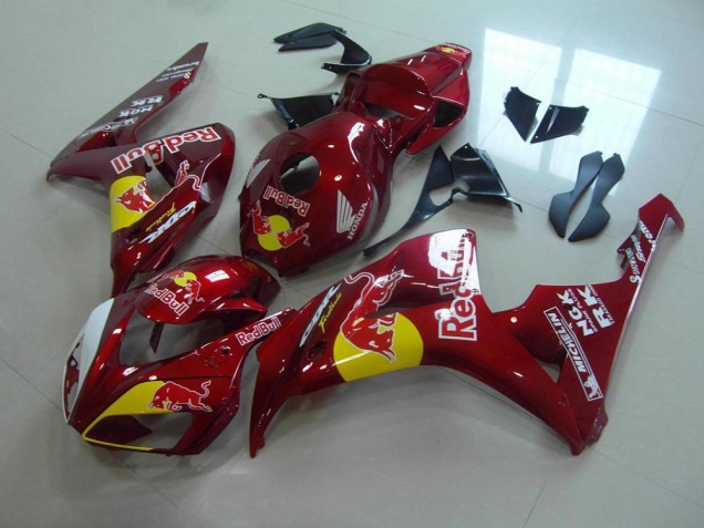 2006-2007 Candy Red Red Bull Honda CBR1000RR Motorcylce Fairings for Sale 2006-2007 Candy Red Red Bull Honda CBR1000RR Motorcylce Fairings for Sale