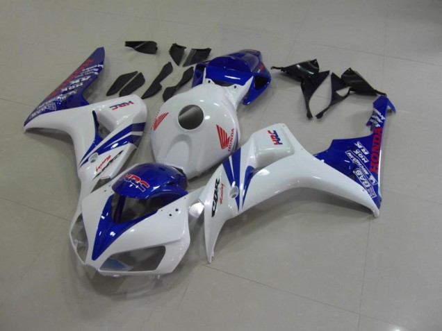 2006-2007 Pearl White Blue Honda CBR1000RR Motorcycle Fairings Kits for Sale 2006-2007 Pearl White Blue Honda CBR1000RR Motorcycle Fairings Kits for Sale