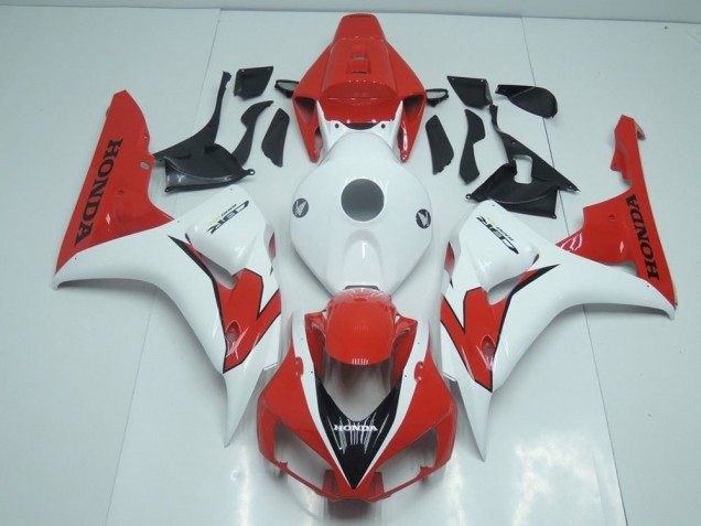 2006-2007 Orange Red and White Honda CBR1000RR Moto Fairings for Sale 2006-2007 Orange Red and White Honda CBR1000RR Moto Fairings for Sale