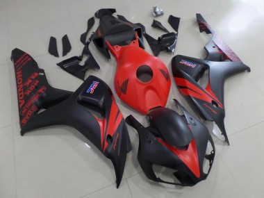 2006-2007 Red and Matte Black Honda CBR1000RR Motor Fairings for Sale
