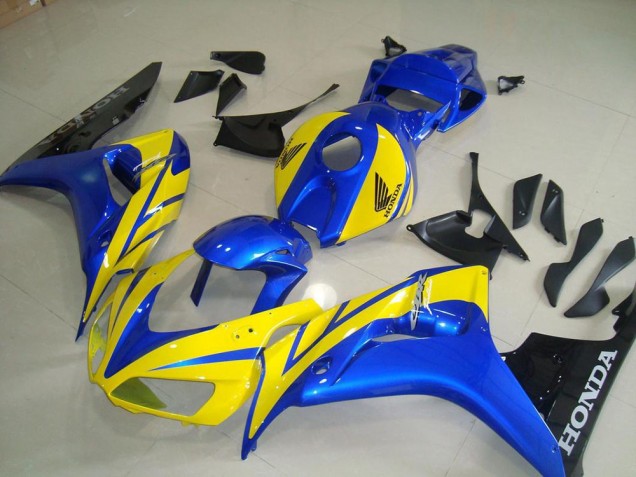 2006-2007 Yellow Blue Black Honda CBR1000RR Moto Fairings for Sale 2006-2007 Yellow Blue Black Honda CBR1000RR Moto Fairings for Sale