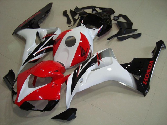 2006-2007 Red White Black Honda CBR1000RR Motorcycle Replacement Fairings for Sale 2006-2007 Red White Black Honda CBR1000RR Motorcycle Replacement Fairings for Sale
