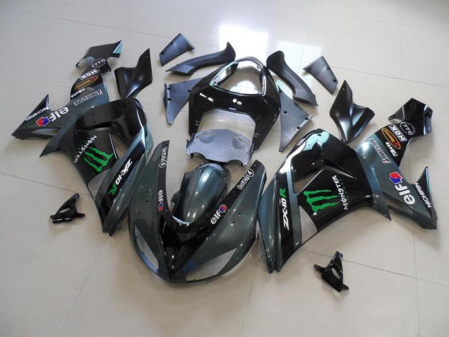 2006-2007 Grey Monster Kawasaki ZX10R Motorcycle Fairing for Sale 2006-2007 Grey Monster Kawasaki ZX10R Motorcycle Fairing for Sale