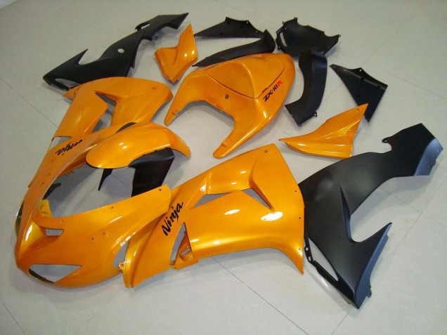 2006-2007 Orange Kawasaki ZX10R Motorcycle Fairings Kits for Sale 2006-2007 Orange Kawasaki ZX10R Motorcycle Fairings Kits for Sale